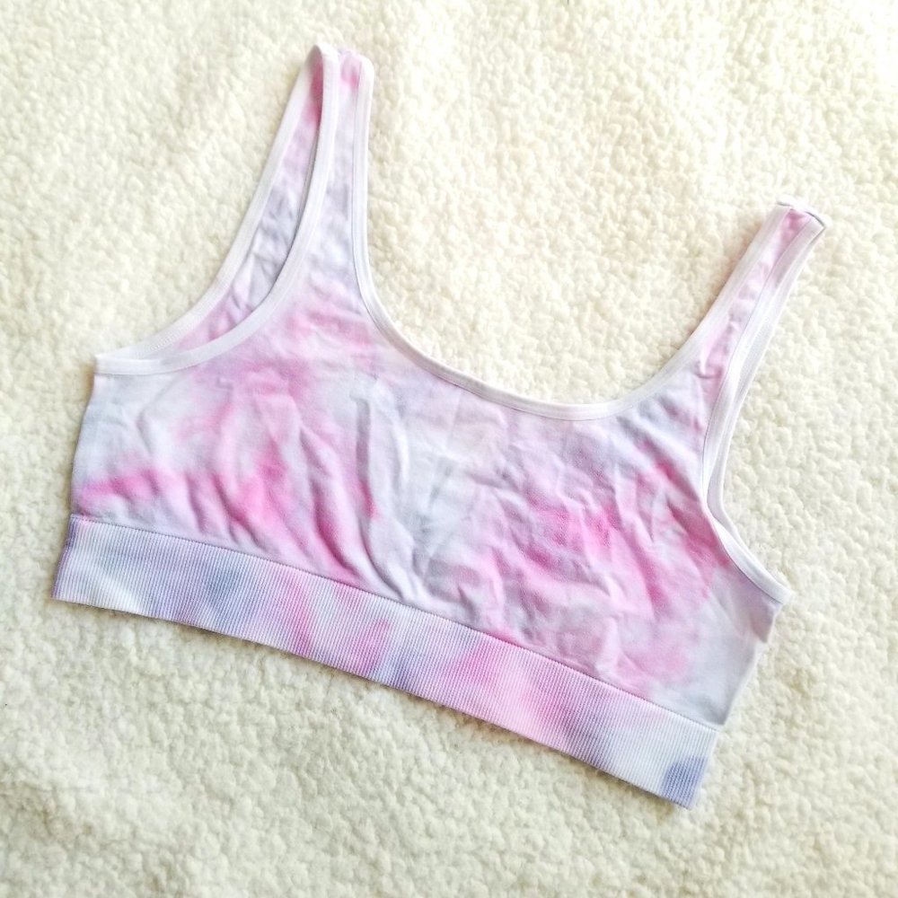 LA Hearts - Barely There Tie-Dye Crop Top (M)